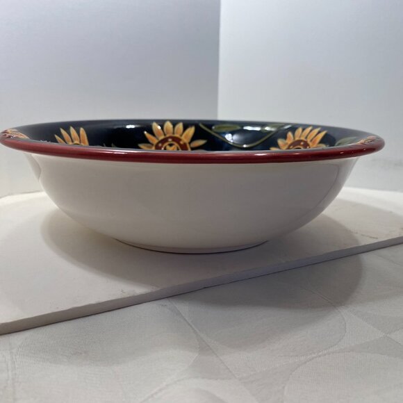 2 CERTIFIED INTERNATIONAL Susan Winget Sunrise Rooster salad plates 8.5” - Picture 4 of 7